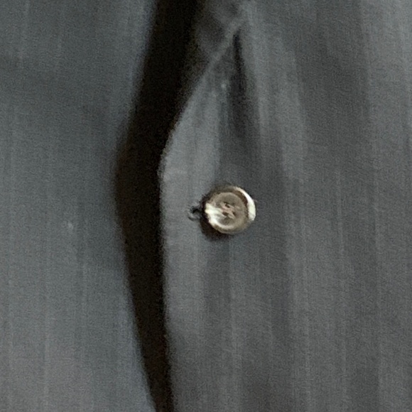 Lauren Ralph Lauren Sport Coat Mens 42 R Wool 2 Button Blazer Pinstriped Black - Picture 3 of 16